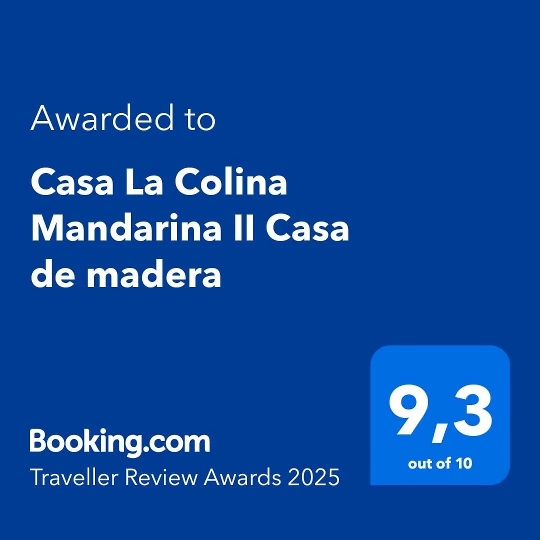 Casa La Colina Mandarina II Casa De Madera Villa Tahal 0*,  Spain